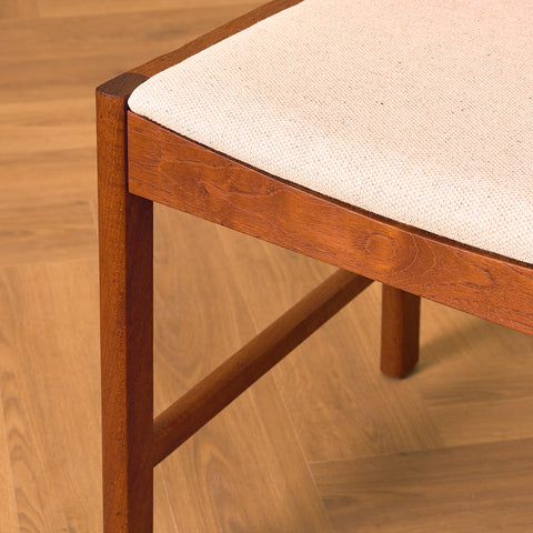 Danish dining chairs in teak