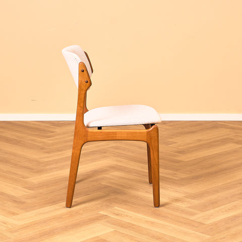 Danish dining chairs in teak, model OD49 by Erik Buch for OD Møbler