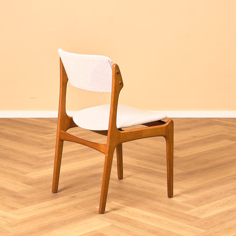 Danish dining chairs in teak, model OD49 by Erik Buch for OD Møbler