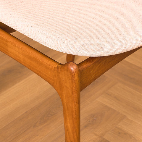 Danish dining chairs in teak, model OD49 by Erik Buch for OD Møbler