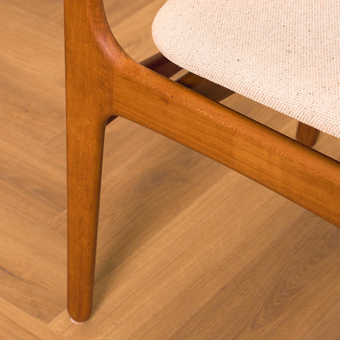 Danish dining chairs in teak, model OD49 by Erik Buch for OD Møbler