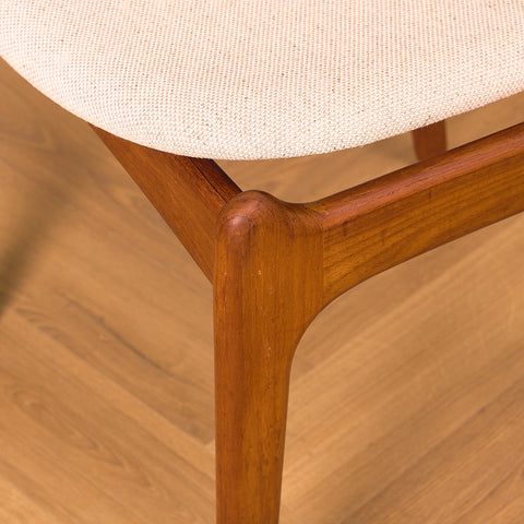 Danish dining chairs in teak, model OD49 by Erik Buch for OD Møbler