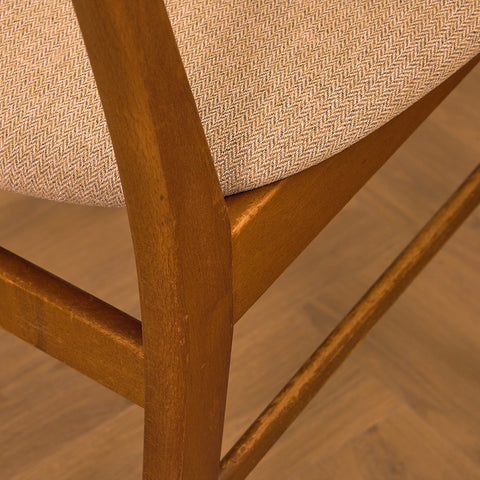Dining chairs in teak & beech by Farstrup, model 210