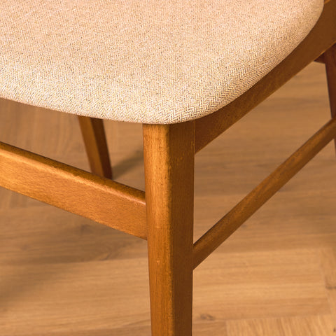 Dining chairs in teak & beech by Farstrup, model 210