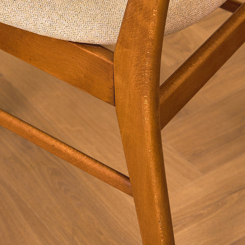 Dining chairs in teak & beech by Farstrup, model 210