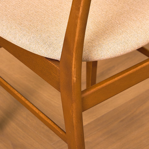 Dining chairs in teak & beech by Farstrup, model 210