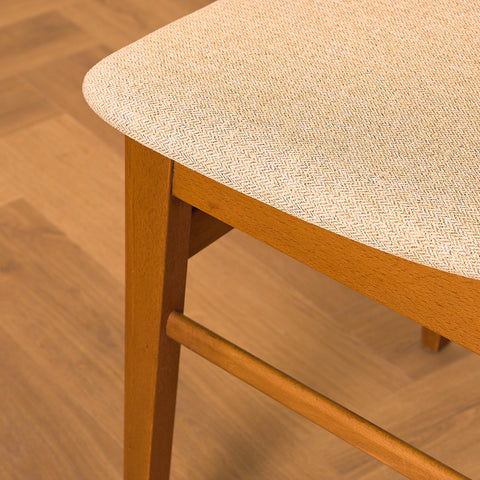 Dining chairs in teak & beech by Farstrup, model 210