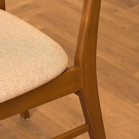 Dining chairs in teak & beech by Farstrup, model 210