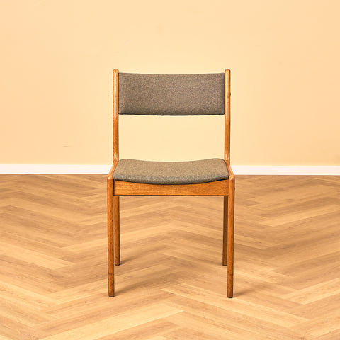 Swedish dining chairs in teak
