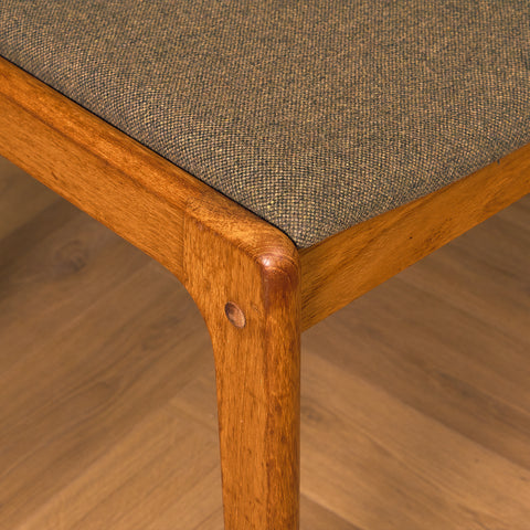 Swedish dining chairs in teak