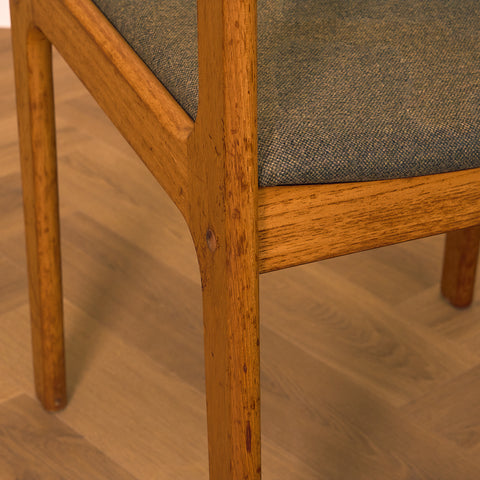 Swedish dining chairs in teak