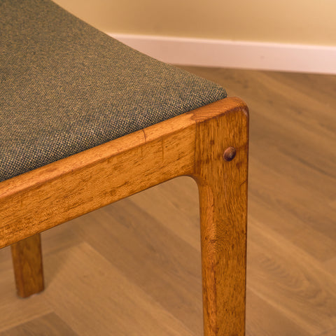 Swedish dining chairs in teak