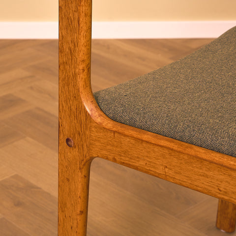 Swedish dining chairs in teak