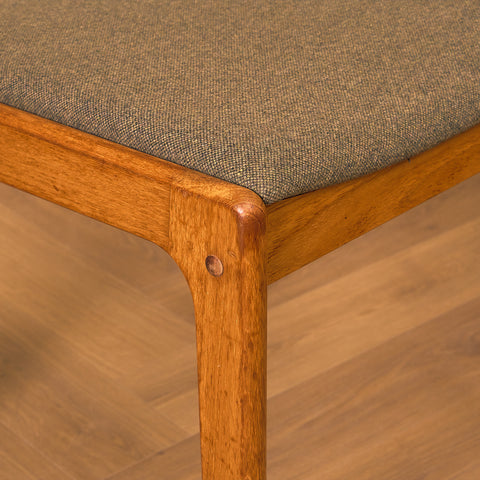 Swedish dining chairs in teak