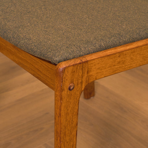 Swedish dining chairs in teak