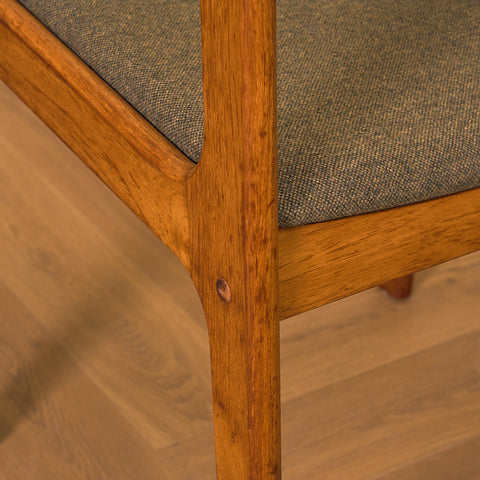 Swedish dining chairs in teak