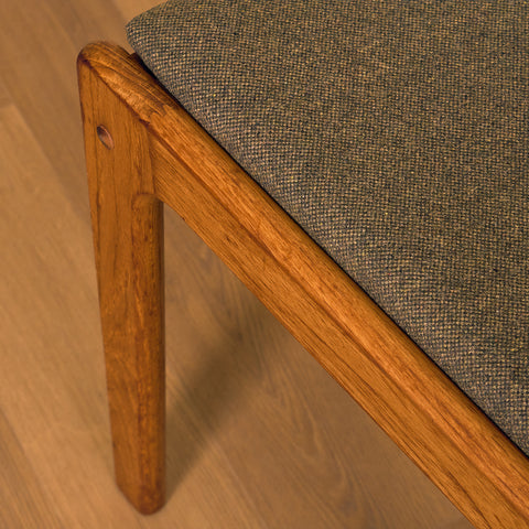 Swedish dining chairs in teak