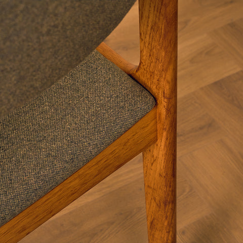 Swedish dining chairs in teak