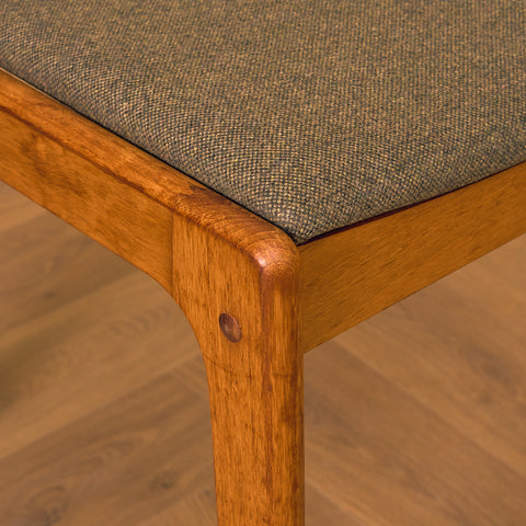 Swedish dining chairs in teak