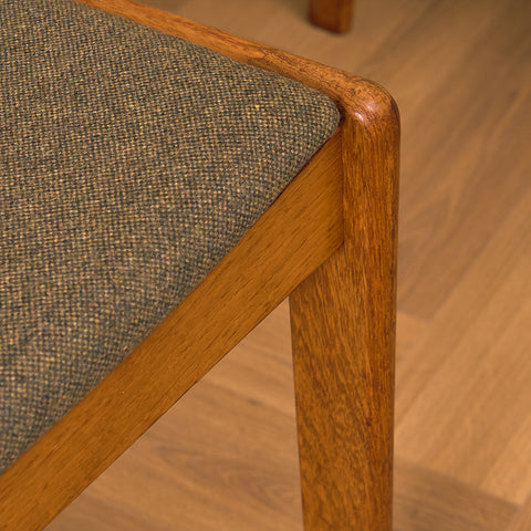 Swedish dining chairs in teak