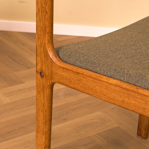 Swedish dining chairs in teak