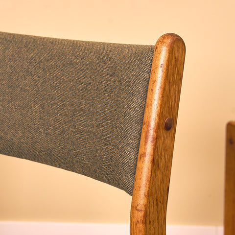 Swedish dining chairs in teak