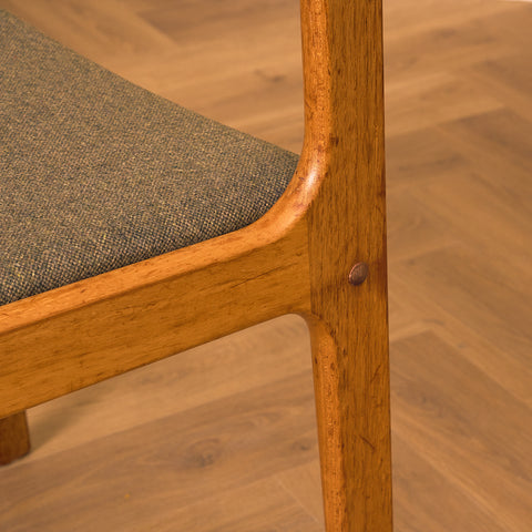 Swedish dining chairs in teak