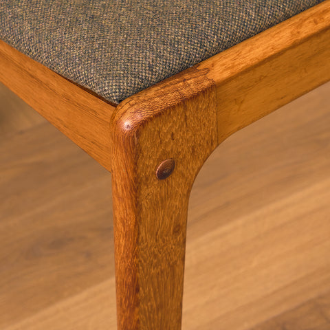 Swedish dining chairs in teak