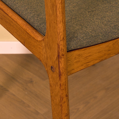 Swedish dining chairs in teak