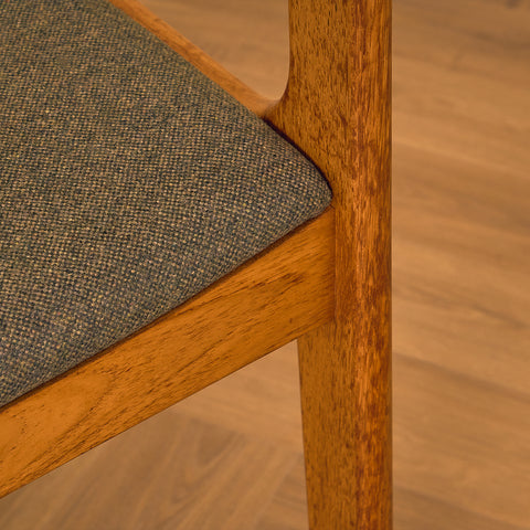 Swedish dining chairs in teak