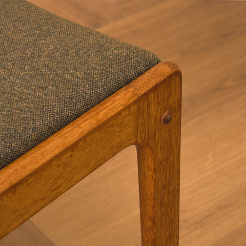 Swedish dining chairs in teak