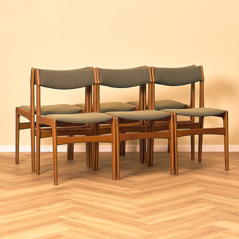 Teak Dining Chair by Erik Buch for Nova Stolefabrik