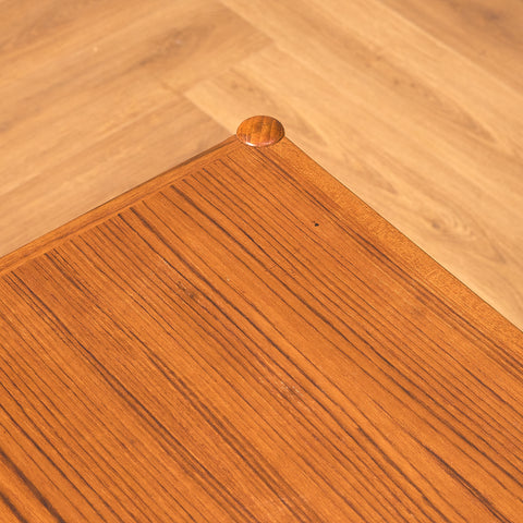 Swedish side table in teak