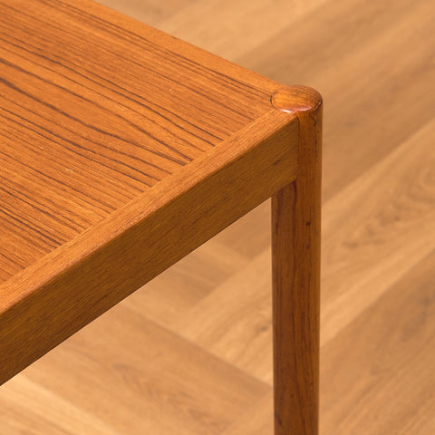 Swedish side table in teak