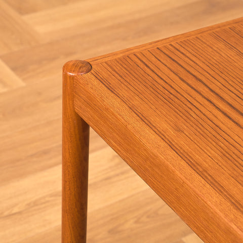 Swedish side table in teak