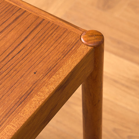 Swedish side table in teak