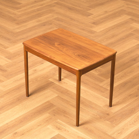 Swedish side table in teak