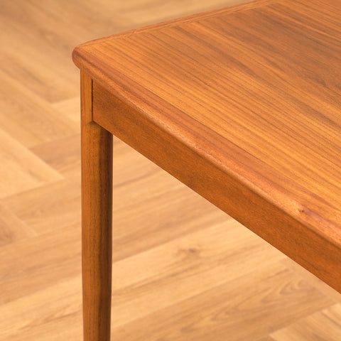Swedish side table in teak