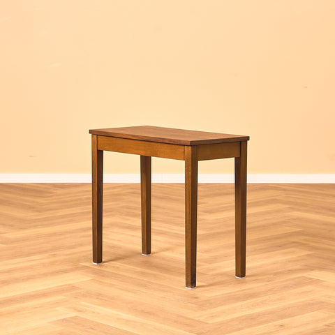 Swedish side table in teak and beech