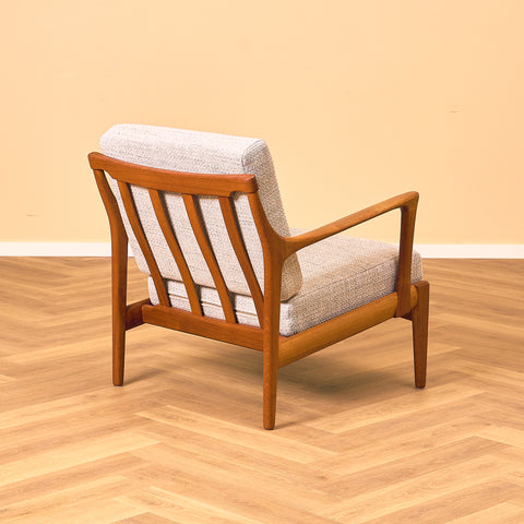 Swedish armchairs in teak, model 'Kuba' by Bertil Fridhagen for Bröderna Andersson, Ekenäs