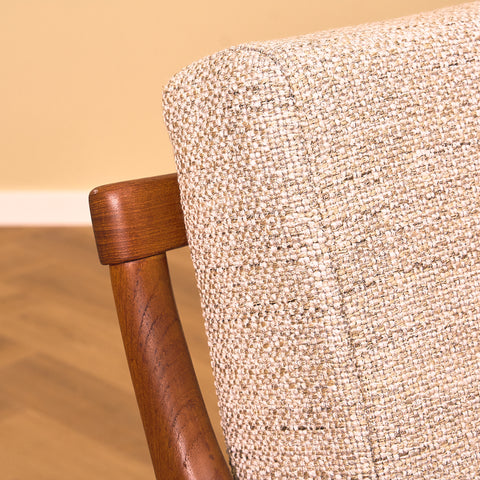Swedish armchairs in teak, model 'Kuba' by Bertil Fridhagen for Bröderna Andersson, Ekenäs