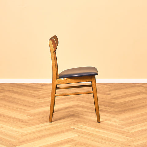 Danish Teak and Oak Dining Chairs