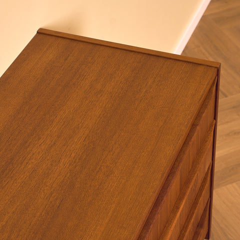 Danish chest of drawers in teak