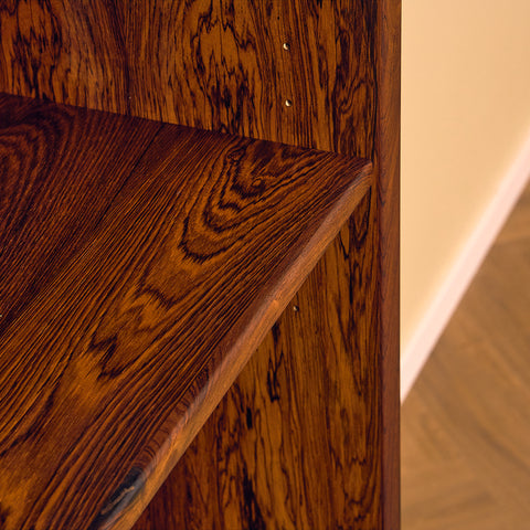 Danish bookshelf in Santos rosewood by Skovby