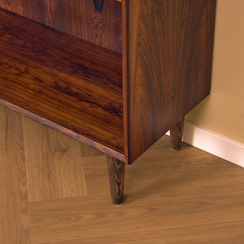 Danish bookshelf in Santos rosewood by Skovby