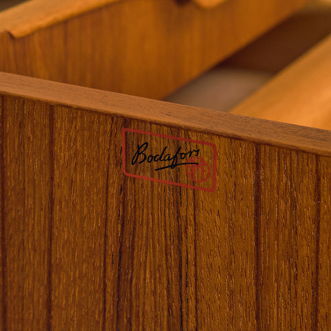 Swedish highboard in teak by Bertil Fridhagen for Bodafors