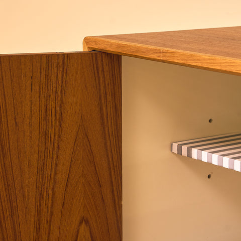 Swedish highboard in teak by Bertil Fridhagen for Bodafors