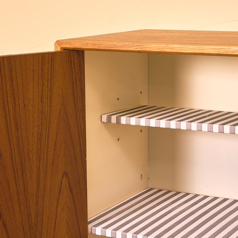 Swedish highboard in teak by Bertil Fridhagen for Bodafors