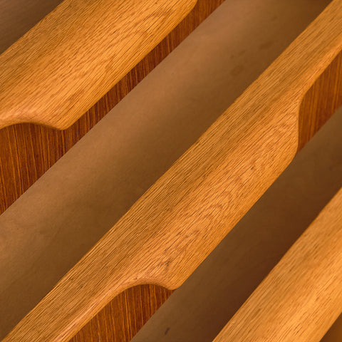 Swedish highboard in teak by Bertil Fridhagen for Bodafors