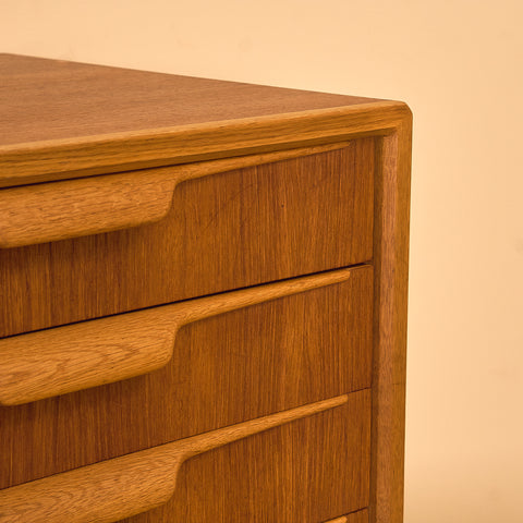 Swedish highboard in teak by Bertil Fridhagen for Bodafors